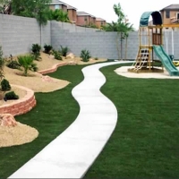 Fake Grass Rome, Wisconsin City Landscape, Backyard Design