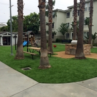 Installing Artificial Grass Salem, Wisconsin Landscaping Business, Commercial Landscape