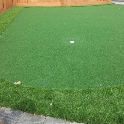 Artificial Grass Installation Delavan Lake, Wisconsin Putting Green Flags