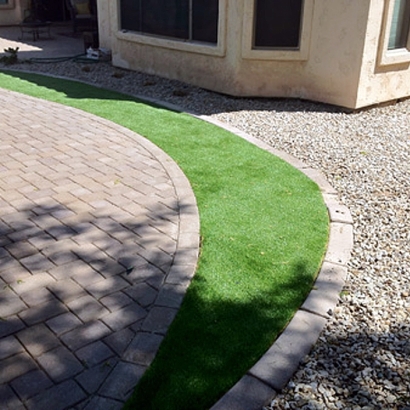 Artificial Grass Installation Poynette, Wisconsin Design Ideas, Front Yard Design