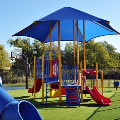 Artificial Turf Installation Helenville, Wisconsin Upper Playground, Parks