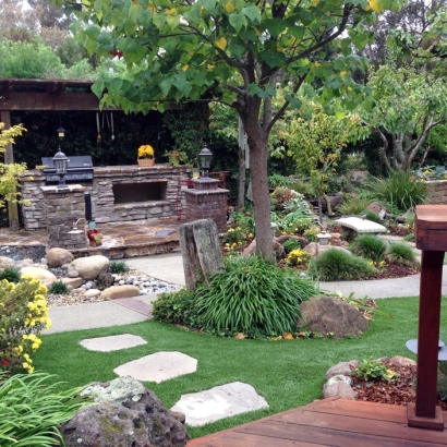 Fake Turf Big Bend, Wisconsin Landscape Design, Small Backyard Ideas