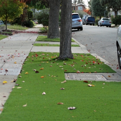 Synthetic Grass Sheboygan, Wisconsin Paver Patio, Front Yard Landscaping
