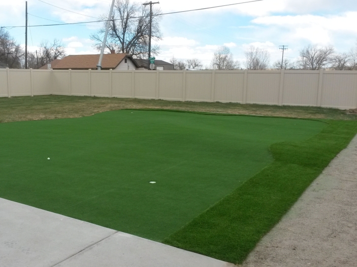 Fake Turf Oneida, Wisconsin Putting Green Carpet, Backyards